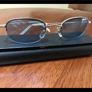 Light blue Liz Claiborne Sunglasses Silver frame